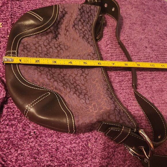 Coach Vintage Small Hobo Bag - Rare Purple Signature - Like New - Picture 12 of 12